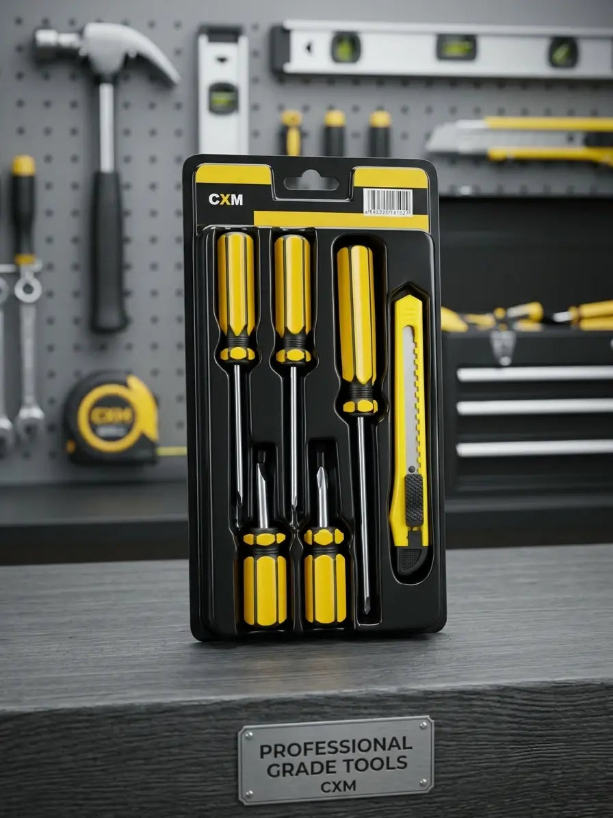 6 Pcs Metal Tool Kit Set Easy To Use
