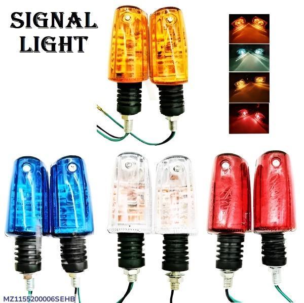 Premium Mini Bike Indicators Red Blue Yellow White
