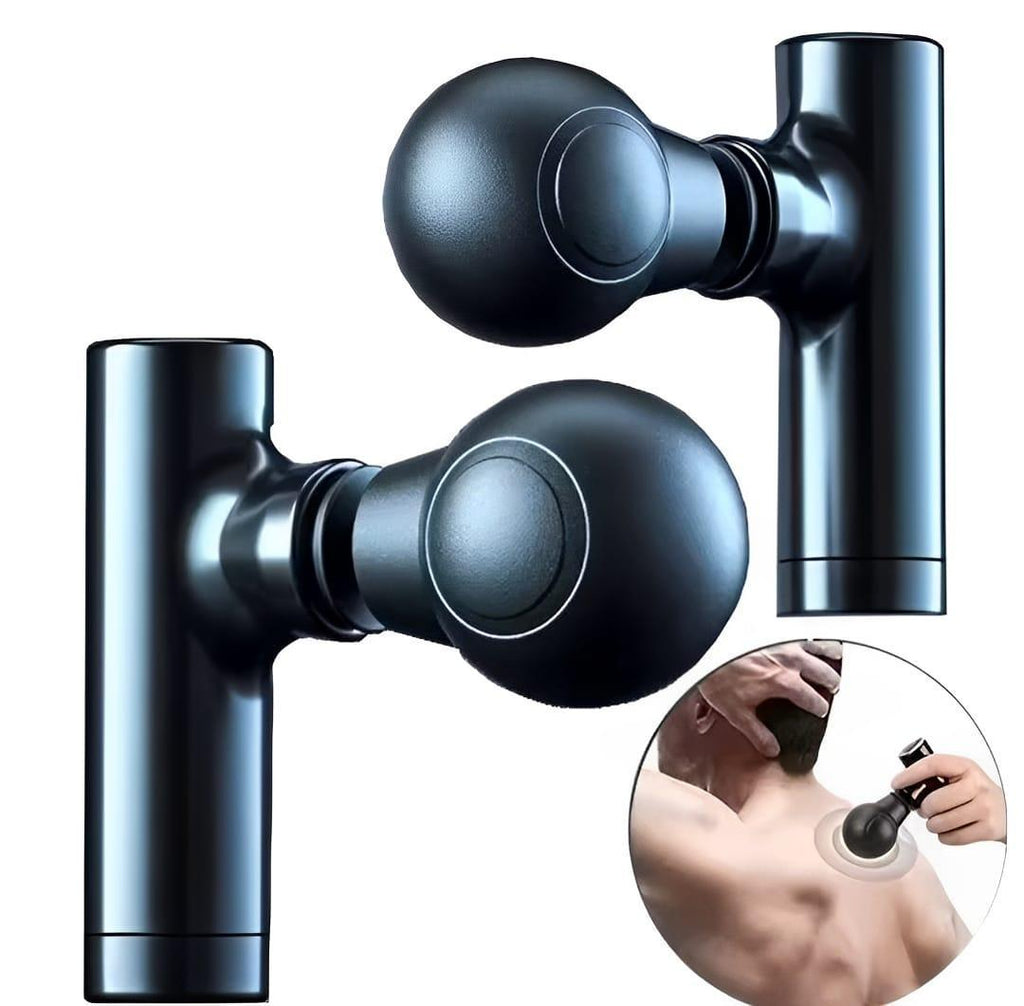 Mini Rechargeable Massager Black Portable
