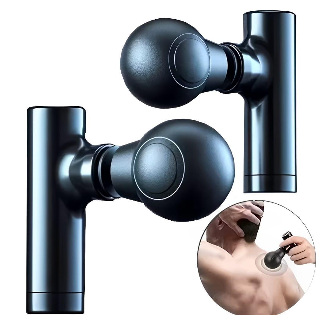 Mini Rechargeable Massager Black Portable