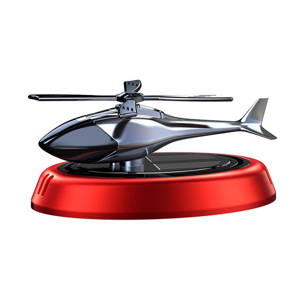 Solar Rotating Air Freshener Red Blue Black