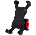 360° Shockproof Phone Holder Black Red ABS