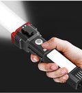 Rechargeable LED Safety Hammer Light Black ABS