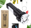 Rechargeable LED Torch Light Black 500mAh Camping Emergency