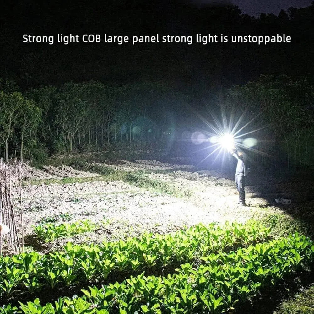 Rechargeable COB Torch with Hammer & Magnet