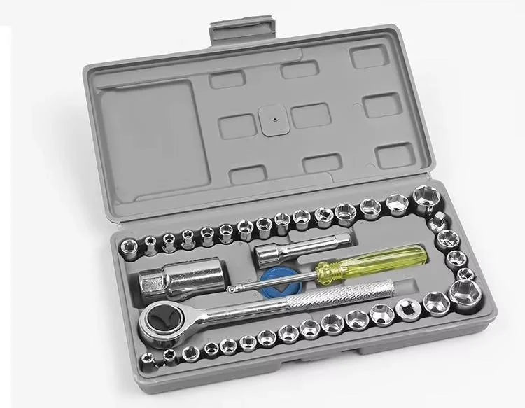 Chrome Vanadium 40-Piece Tool Kit Set