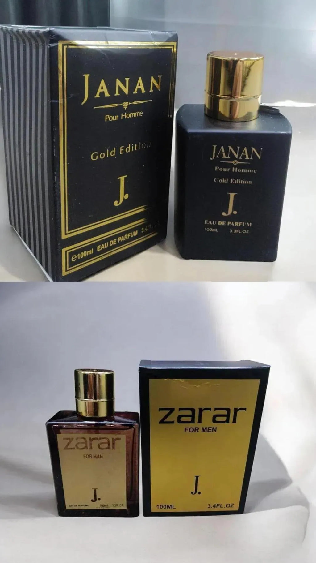 Janan & Zarar Perfume for Men 100ml Each