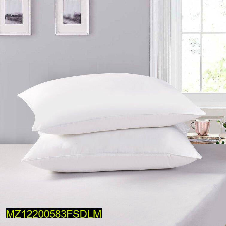 White Polyester Pillow Set Double Bed 18x28