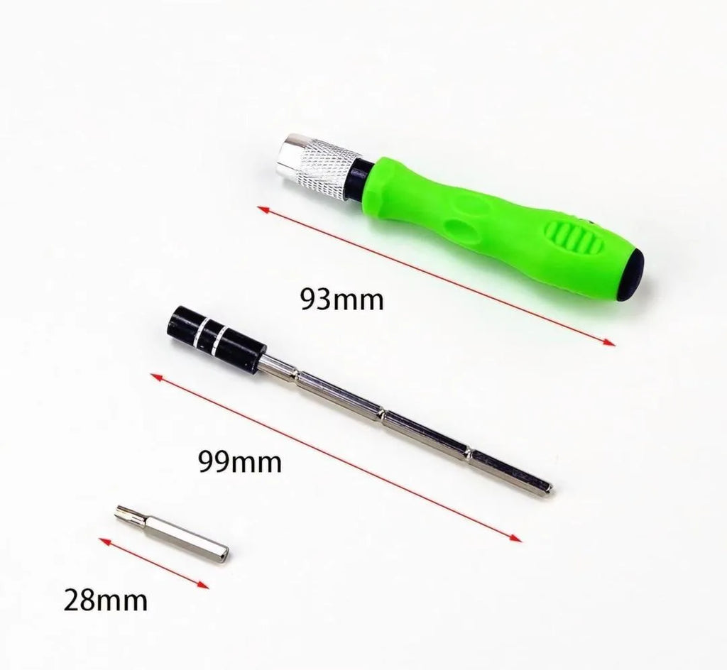 32 in 1 Screwdriver Tool Set with Green Handle
