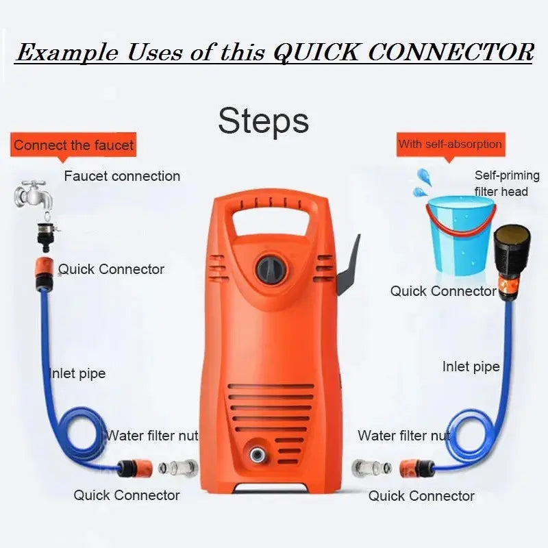 Hose 1/2 Connector Sets -  2pcs