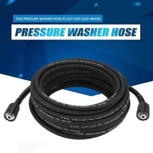 1/4" 8m 26ft High Pressure Washer hydraulic Hose Cord Pipe Car Washer Water Cleaning Extension Hose Pipe M22-pin 14