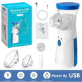 Portable Mesh Nebulizer Machine for Kids & Adults – Rechargeable Handheld Silent Nebulizer