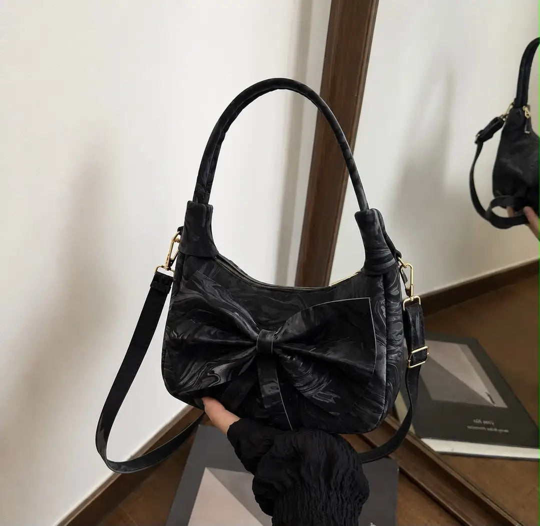 Girl's Leather Printed Shoulder Bag