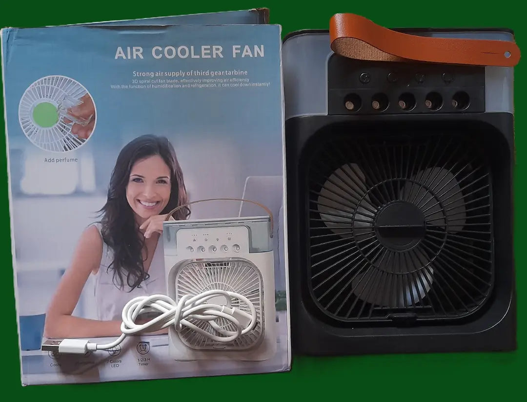 USB Desk Fan with Ice Cooling Easy To Use Mini Air Cooler