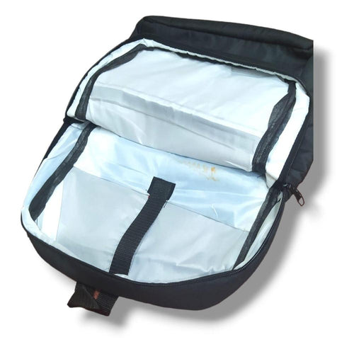 Black Laptop Bag Korean Design Waterproof Durable